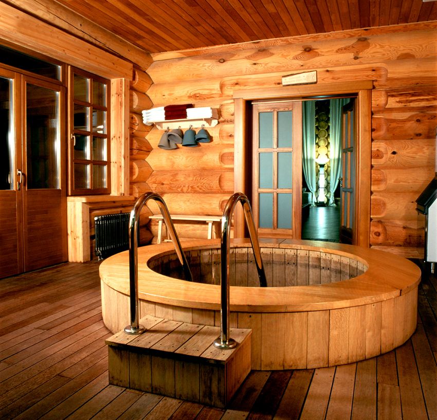 Kúpalisko s bazénom: projekt úžasného saunového komplexu pre relaxáciu