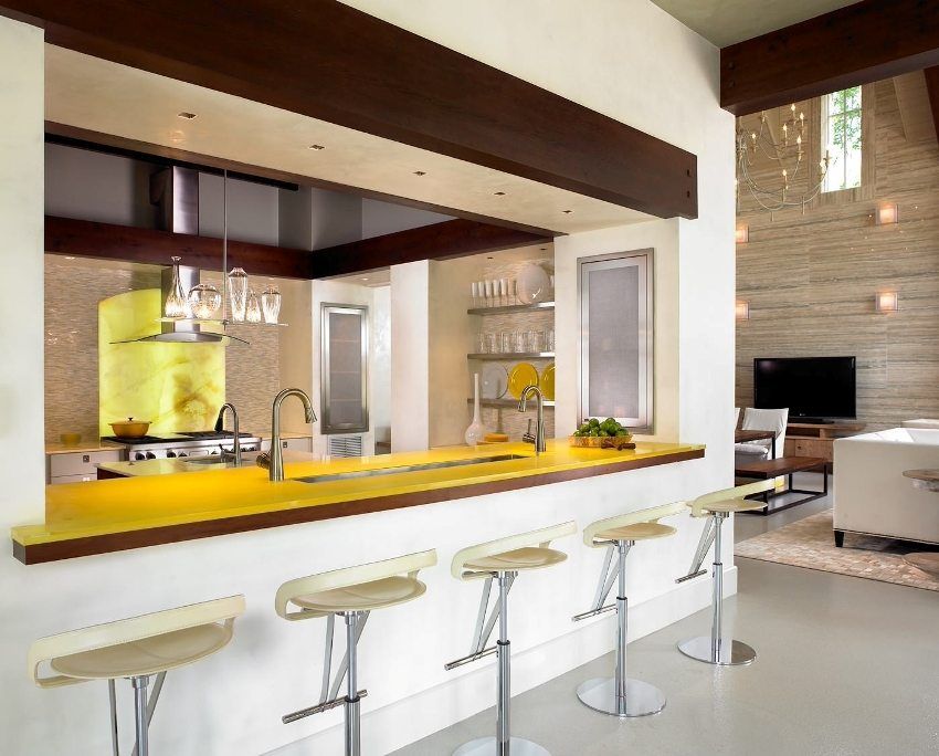 Stojany na kuchyňu, fotografie možných dizajnových možností