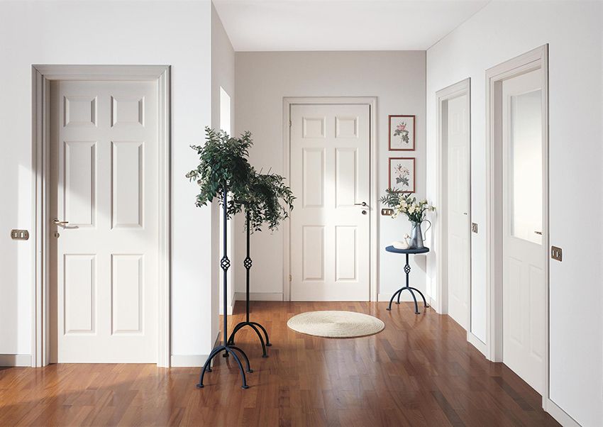 Biele dvere v interiéri: zaujímavé nápady a neobvyklé dizajnové riešenia