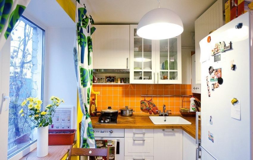 Kuchynský dizajn v Chruščov: najlepšie nápady na výzdobu a usporiadanie