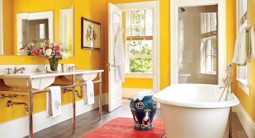 Farba na kúpeľňu: ako si vybrať najlepšiu voľbu pre dekoráciu stien