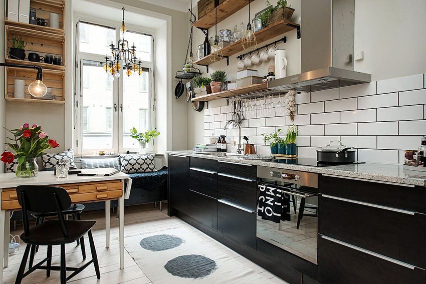 Škandinávska kuchyňa: estetika kombinovaná s komfortom