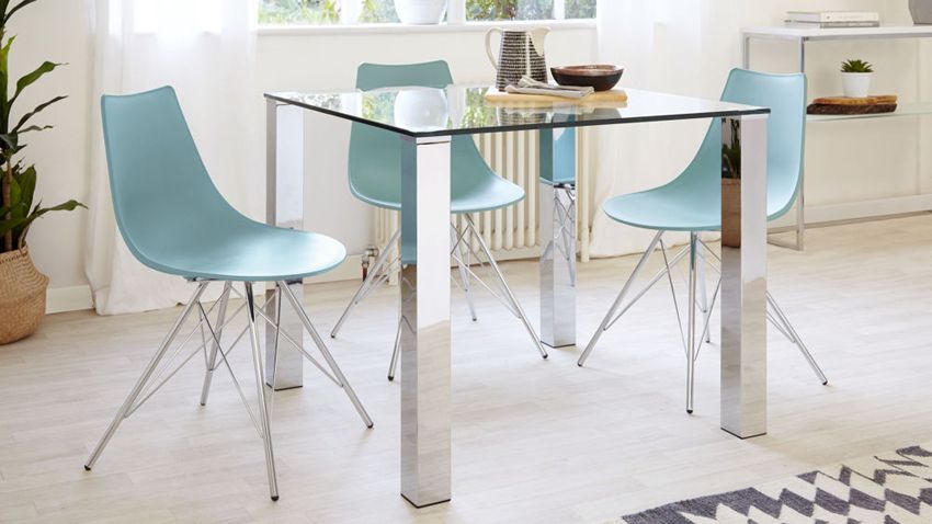 Sklenený kuchynský stôl: štýlový dizajn pre akýkoľvek interiér