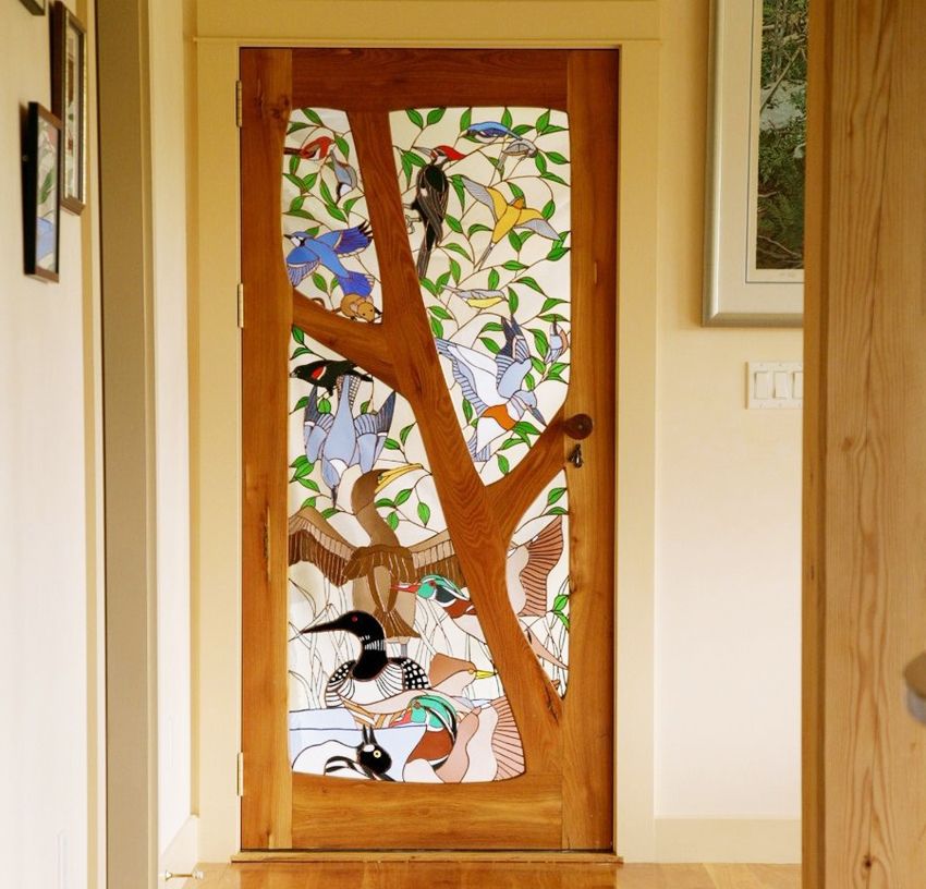 Interiérové ​​dvere so sklom: originálne a funkčné riešenie