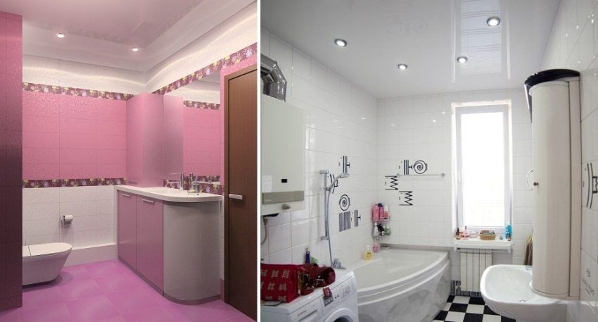 Výhody a nevýhody zavesených stropov v kúpeľni: fotografie a tipy