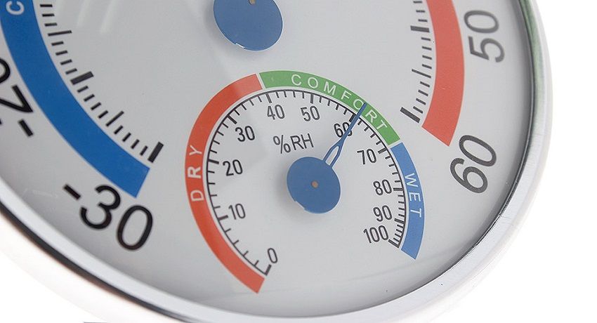Prístroj na meranie vlhkosti vzduchu a jeho aplikácie