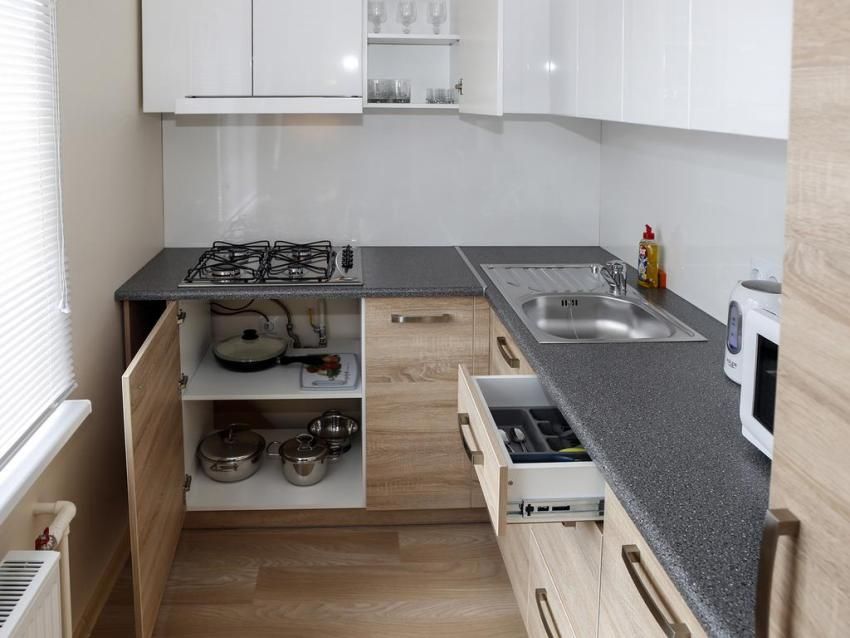 Renovácia kuchyne v Chruščov: ako zmeniť malý priestor priestor