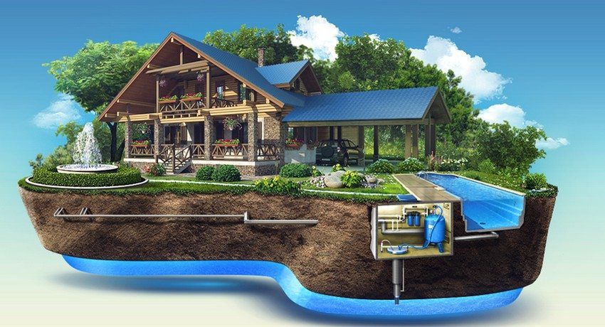 Do-it-yourself septik bez čerpania 10 rokov pre domácnosť a záhradu: konštrukcia