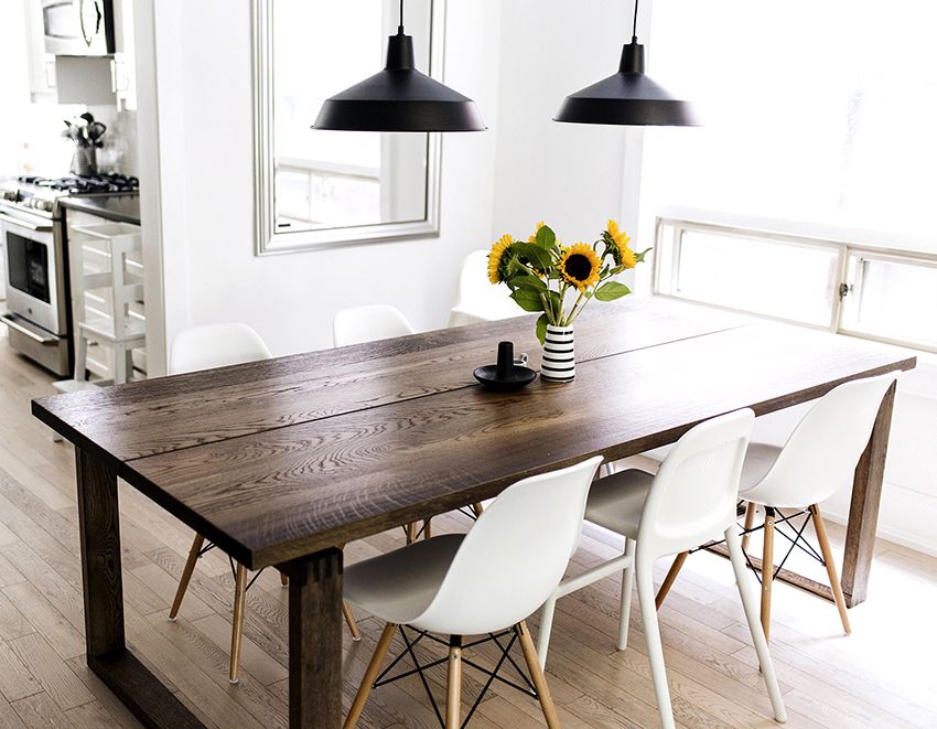 Stôl a stoličky pre kuchyňu: tradičné a neštandardné riešenia