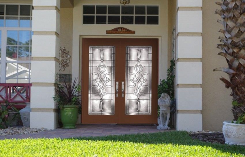 Vstupné dvere so sklom pre súkromný dom: skvelé príklady dizajnu
